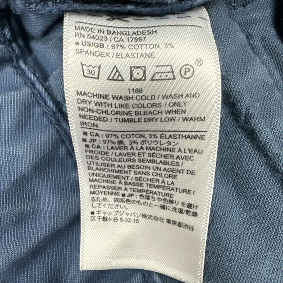 Banana Republic Pants Mens 36X32 (30) Beige & Blue Slim Fit Tapered Fit Stretch - Picture 10 of 16